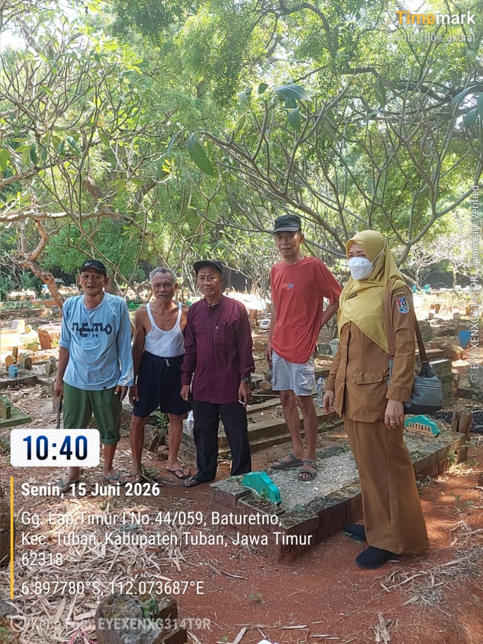 Kerja Bhakti Makam " Mbojo " Kelurahan Baturetno
