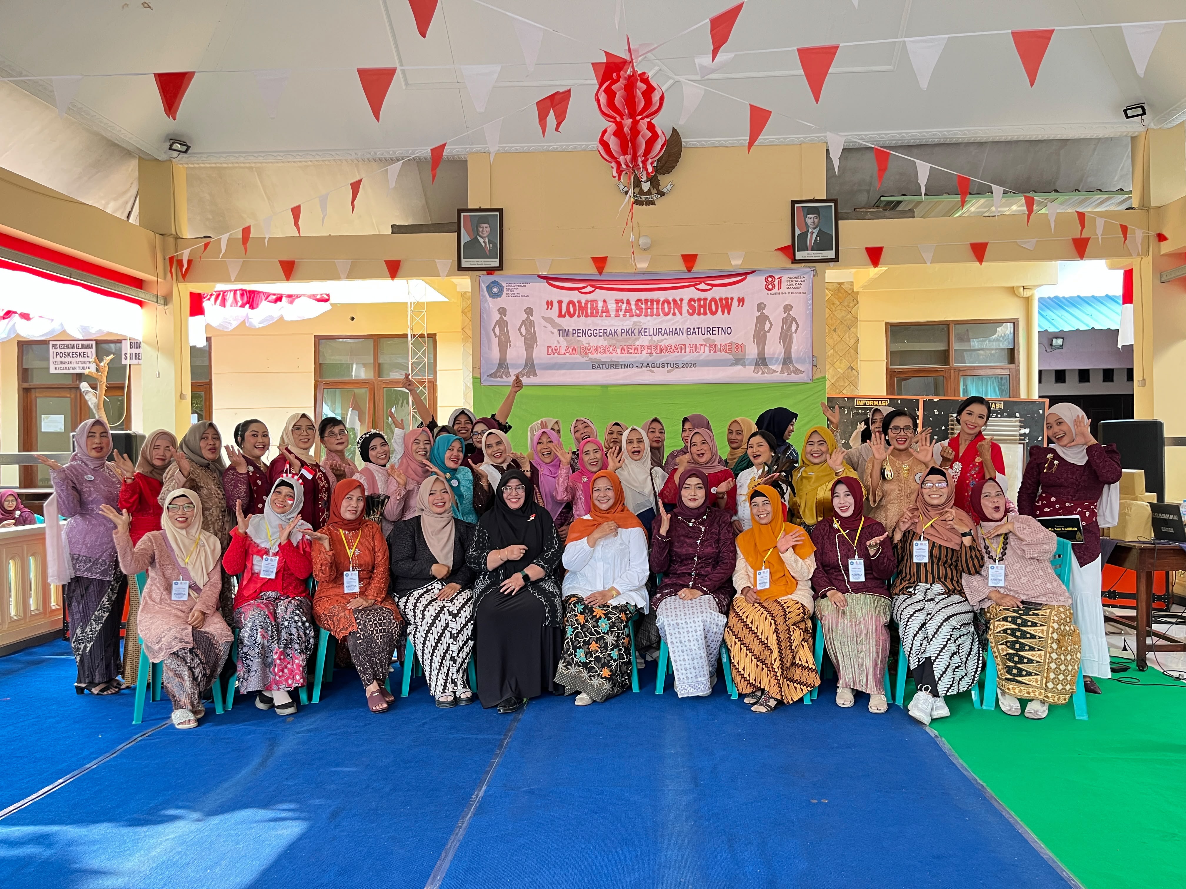 Semarak Kemerdekaan RI ke-81, TP PKK Baturetno Gelar Lomba Fashion Show Unjuk Kreativitas dan Budaya